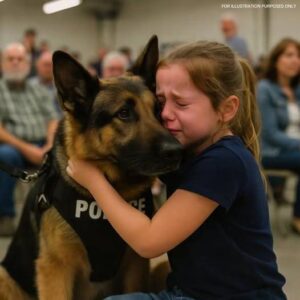 Little Girl Walks Into Police Dog Auction Alone — What Happened Next Moved Everyone to Tears Little Girl Walks Into Police Dog Auction Alone — What Happened Next Moved Everyone to Tears