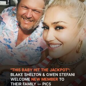 Blake Shelton and Gwen Stefani welcome an adorable new member to their family Blake Shelton and Gwen Stefani welcome an adorable new member to their family