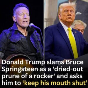 During Angry Speech, Trump Derides Bruce Springsteen as a ‘Dried-Up Prune’