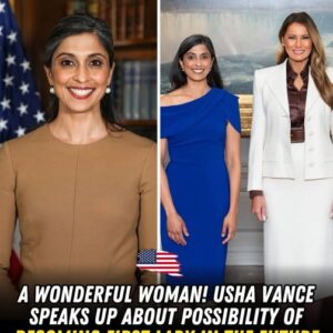 Usha Vance opens up about motherhood, life as Second Lady — And that First Lady question Usha Vance opens up about motherhood, life as Second Lady — And that First Lady question