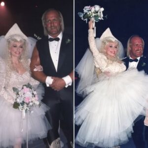 Dolly Parton and Hulk Hogan “married” in a wild in-ring ceremony that no one could believe was actually broadcast live.