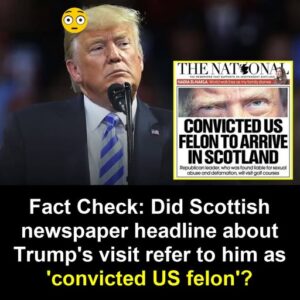 Trump Called ‘Convicted Felon’ In Blunt Scottish Newspaper Headline Trump Called ‘Convicted Felon’ In Blunt Scottish Newspaper Headline