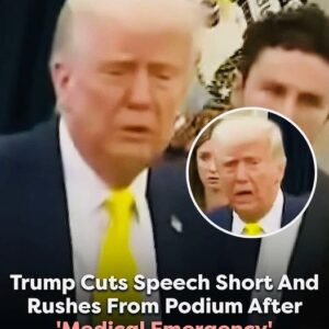Donald Trump abruptly ended his speech due to a medical emergency Donald Trump abruptly ended his speech due to a medical emergency