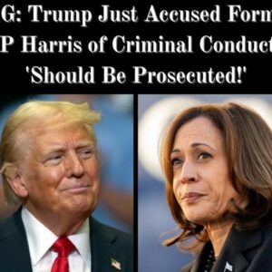 Trump Suggests Former VP Harris Broke Campaign Finance Laws