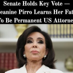 Key Senate Vote Held For Acting U.S. Attorney Jeanine Pirro Key Senate Vote Held For Acting U.S. Attorney Jeanine Pirro