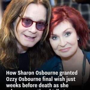 Sharon Osbourne Grants Ozzy’s Final Wish Just Weeks Before His Death — Her Emotional Tribute Says It All Sharon Osbourne Grants Ozzy’s Final Wish Just Weeks Before His Death — Her Emotional Tribute Says It All