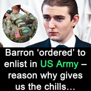 Social media ignites with people urging Barron Trump to enlist. Social media ignites with people urging Barron Trump to enlist.