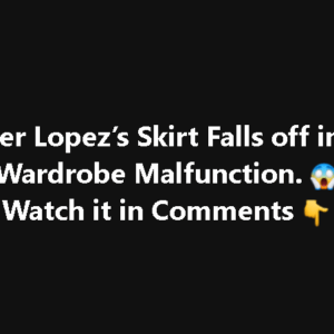 Jennifer Lopez Suffers Shocking Wardrobe Malfunction on Stage — Fans Left Speechless Jennifer Lopez Suffers Shocking Wardrobe Malfunction on Stage — Fans Left Speechless