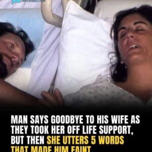 Man says goodbye to his wife as they took her off life support, but then she utters 5 words that made him faint: full story in the 1st comment Man says goodbye to his wife as they took her off life support, but then she utters 5 words that made him faint: full story in the 1st comment