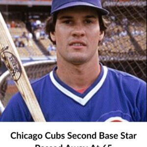 Chicago Cubs Second Base Star Passed Away At 65 Chicago Cubs Second Base Star Passed Away At 65