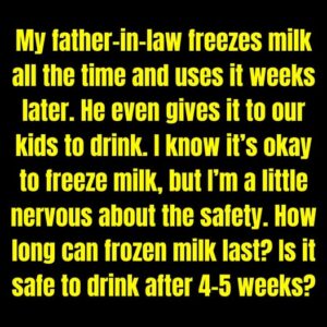 It’s possible to freeze milk—were you aware of that?