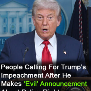 Trump faces impeachment demands following his controversial statement on police rights Trump faces impeachment demands following his controversial statement on police rights