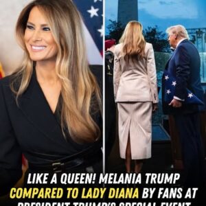 Melania Trump compared to Princess Diana in stunning appearance — All eyes on the First Lady