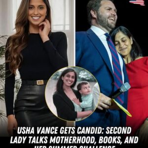 Usha Vance gets candid: Second Lady talks Motherhood, books, and her summer challenge