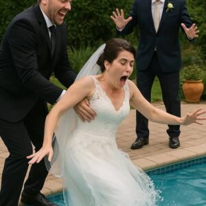 My Groom Threw Me into the Pool on Purpose During Our Wedding Photos—But My Father’s Reaction Stunned Everyone My Groom Threw Me into the Pool on Purpose During Our Wedding Photos—But My Father’s Reaction Stunned Everyone
