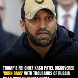 FBI Chief Patel Discovers Hidden Room Containing Burn Bags Full of Trump–Russia Documents FBI Chief Patel Discovers Hidden Room Containing Burn Bags Full of Trump–Russia Documents