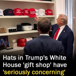 A detail on hats in Trump’s White House “merch room” raises serious concern A detail on hats in Trump’s White House “merch room” raises serious concern