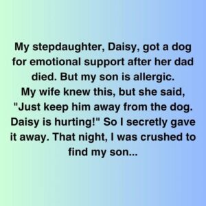 My Stepdaughter Chose Her Dog Over My Son—Until Life Gave Her A Choice She Couldn’t Avoid My Stepdaughter Chose Her Dog Over My Son—Until Life Gave Her A Choice She Couldn’t Avoid
