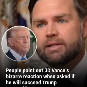 Observers highlight JD Vance’s strange response when asked about succeeding Trump as president Observers highlight JD Vance’s strange response when asked about succeeding Trump as president