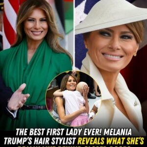 Melania Trump’s hairstylist shares a glimpse of the First Lady’s “unexpectedly warm side” away from the public eye