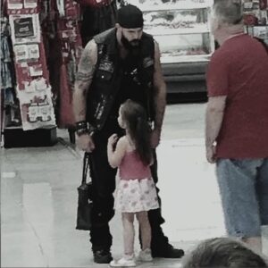 Mute Girl Ran To Scary Biker At Walmart Because She Knew His Secret Mute Girl Ran To Scary Biker At Walmart Because She Knew His Secret