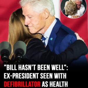 Worries rise for Bill Clinton following a striking detail in recently released photos