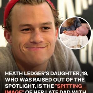 Heath Ledger’s 19-year-old daughter draws attention in rare NYC appearance, showcasing a remarkable likeness to her late father