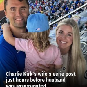 Charlie Kirk’s wife’s eerie post j
