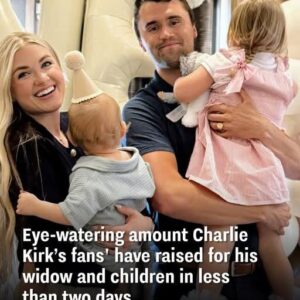You Won’t Believe How Much Money Charlie Kirk’s Supporters Raised for His Widow and Kids in Just 48 Hours You Won’t Believe How Much Money Charlie Kirk’s Supporters Raised for His Widow and Kids in Just 48 Hours