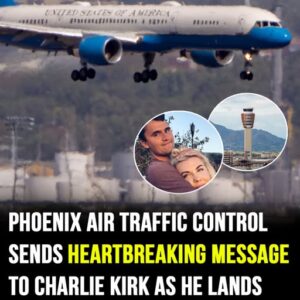 Phoenix Air Traffic Control sent heartbreaking message to Charlie Kirk as he landed in Arizona on Air Force Two Phoenix Air Traffic Control sent heartbreaking message to Charlie Kirk as he landed in Arizona on Air Force Two