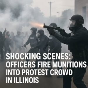 TENSIONS BOIL OVER: Officers Fire Munitions Into Protest Crowd in Illinois