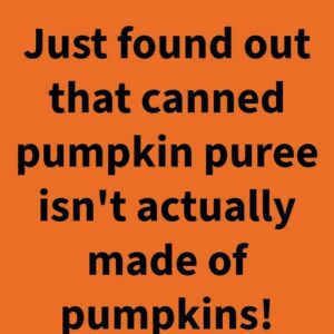 Is Your Pumpkin Purée Actually Pumpkin?
