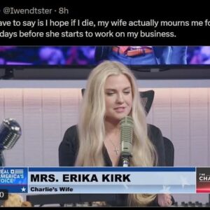 Breaking: Fans are questioning Erika Kirk and upset with how she… See more Breaking: Fans are questioning Erika Kirk and upset with how she… See more