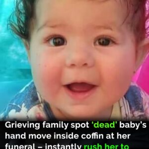 Grieving family stunned as ‘dead’ baby in coffin grips hand of mourner Grieving family stunned as ‘dead’ baby in coffin grips hand of mourner