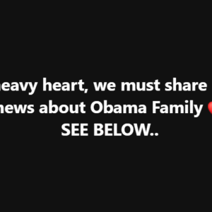 With a heavy heart, we must share some sad news about Obama Family (check in