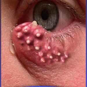 Their acne is severe