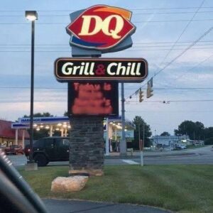 Look what the sign said, people can’t believe it… Look what the sign said, people can’t believe it…