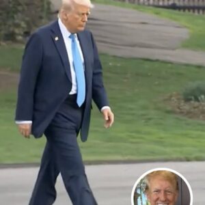 Trump’s walk to Marine One caught in photo leaves people talking after detail spotted Trump’s walk to Marine One caught in photo leaves people talking after detail spotted
