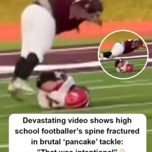 Young Footballer’s Spine Broken Following Brutal Pancake Tackle Caught on Camera Young Footballer’s Spine Broken Following Brutal Pancake Tackle Caught on Camera