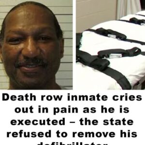 Inmate screams in pain as state refuses