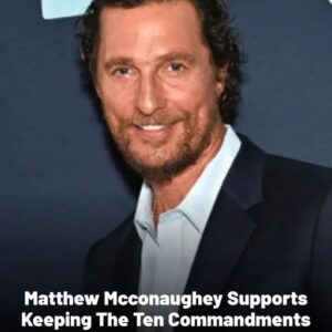 Matthew McConaughey Backs Displaying the Ten Commandments in Schools as Moral Guidance