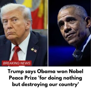 Trump Says Obama Won Nobel Peace Prize For Doing Nothing Trump Says Obama Won Nobel Peace Prize For Doing Nothing
