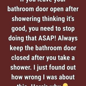 Should You Keep the Bathroom Door Open or Shut After a Shower or Bath? Should You Keep the Bathroom Door Open or Shut After a Shower or Bath?