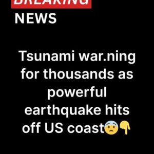 Thousands of Americans flee to higher ground after monster 7.3 earthquake triggered tsunami war.ning Thousands of Americans flee to higher ground after monster 7.3 earthquake triggered tsunami war.ning