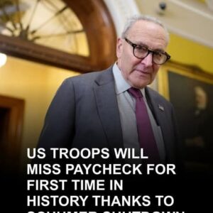 For the First Time in U.S. History, Active-Duty Troops Face Missed Paychecks Amid Schumer-Led Shutdown For the First Time in U.S. History, Active-Duty Troops Face Missed Paychecks Amid Schumer-Led Shutdown