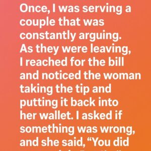 A Waitress’s Story About Compassion and Quiet Strength