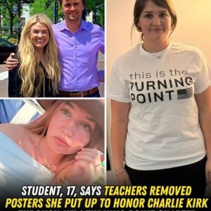 17-year-old says teachers tore down posters for Turning Point Club honoring Charlie Kirk