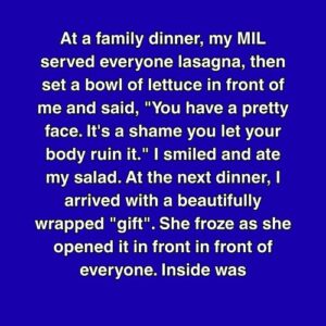 She Mocked My Weight At Every Family She Mocked My Weight At Every Family