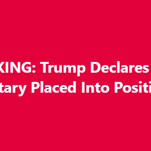 Trump Declares United States Officially Trump Declares United States Officially