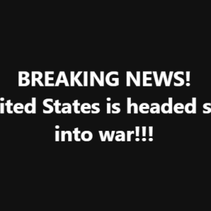 JUST IN: Trump Admin Declares War JUST IN: Trump Admin Declares War